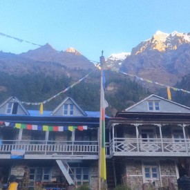 tea house in tsum valley and manaslu circuit trek